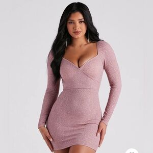 New w/tag Glam Girl Era Glitter Knit Mini Dress size X small.